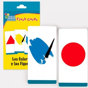 Flash Cards Colores y formas geométricas Polillita Material Didáctico